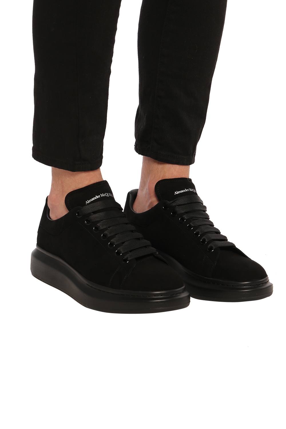 Alexander mcqueen hotsell black reflective